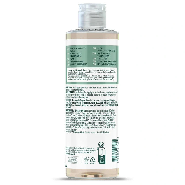 Faith in Nature Shampoo Seaweed & Citrus 400 ml Faith in Nature