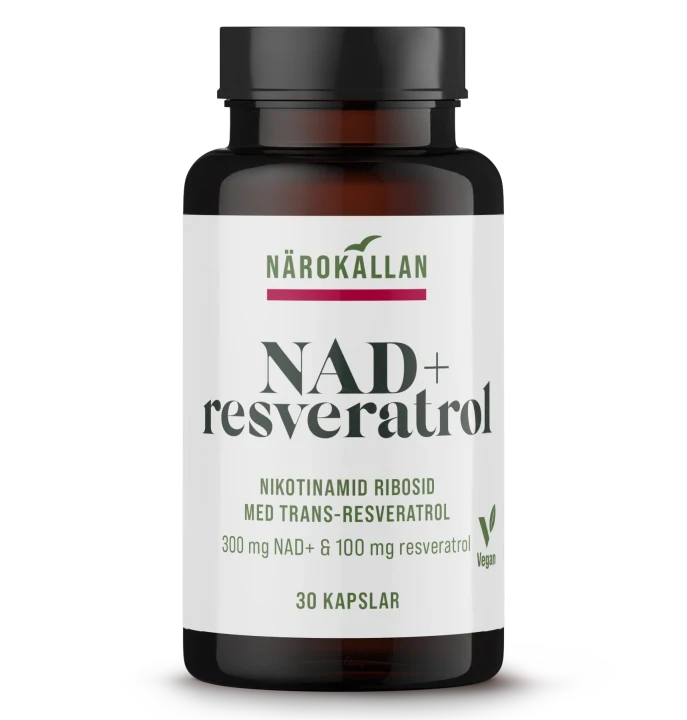 Närokällan NAD+ Resveratrol 30 kapslar Närokällan