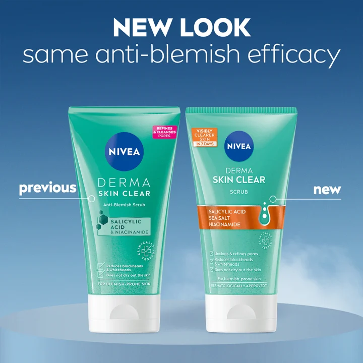 Nivea Derma Skin Clear Anti-Blemish Scrub 150 ml Nivea