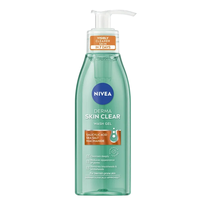 Nivea Derma Skin Clear Wash Gel 150 ml Nivea