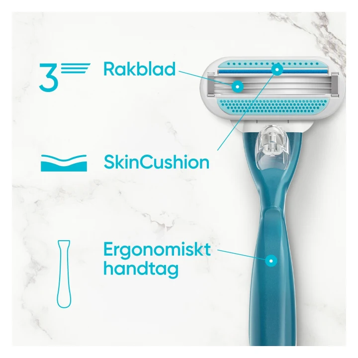 Venus Classic Rakblad för kvinnor 4-pack Venus