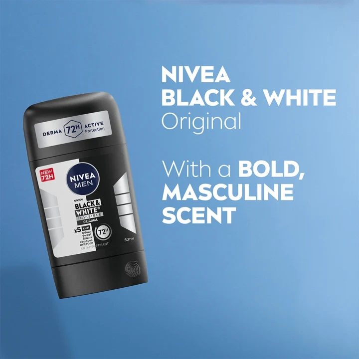 Nivea Men Deo Black & White Stick 50 ml Nivea
