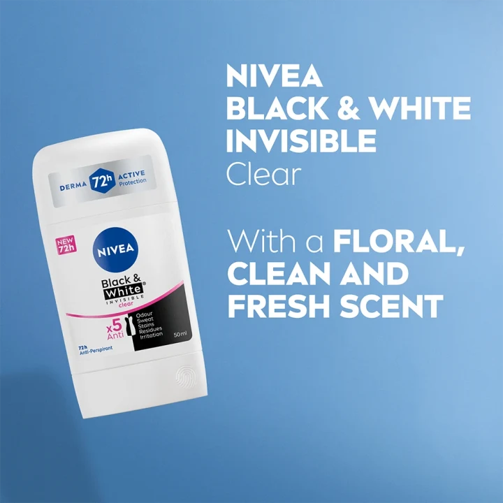 Nivea Black & White Deo Stick 50 ml Nivea