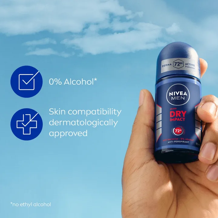 Nivea Men Dry Impact Roll On 50 ml Nivea