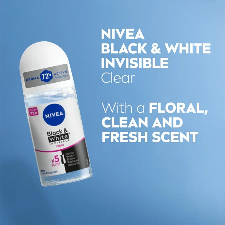 Nivea Black & White Original Roll On 50 ml Nivea