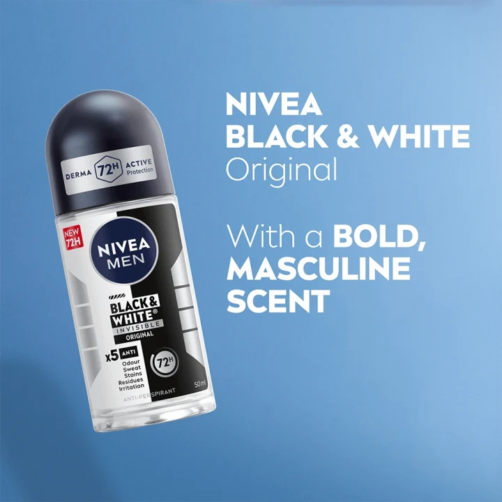 Nivea Men Black & White Original Roll On 50 ml Nivea
