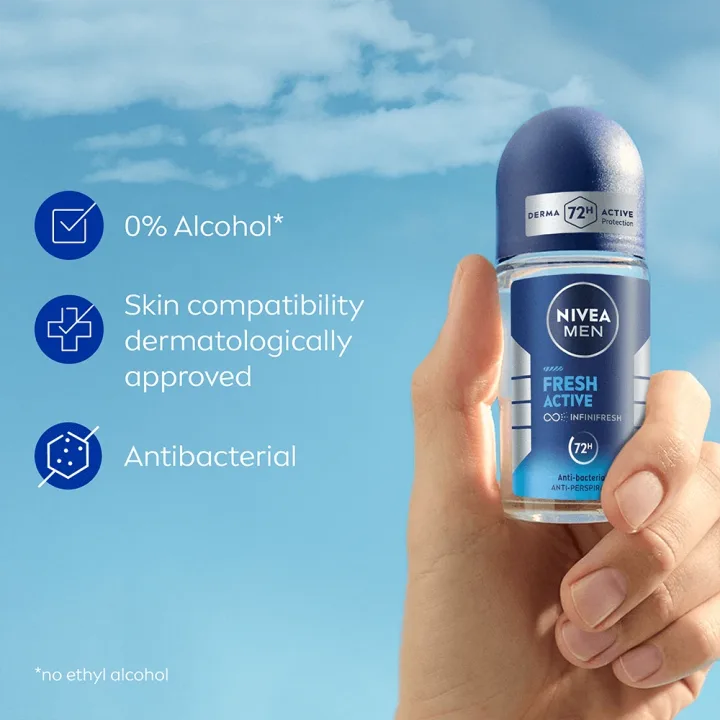 Nivea Men Fresh Active Roll On 50 ml Nivea