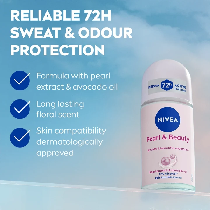 Nivea Pearl & Beauty Roll On 50 ml Nivea