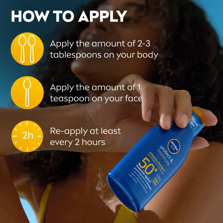 Nivea Sun Protect & Moisture Sun Lotion SPF 50+, 100 ml Nivea