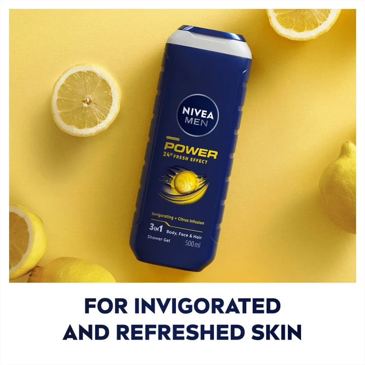 Nivea Men Power Fresh Shower Gel 250 ml Nivea