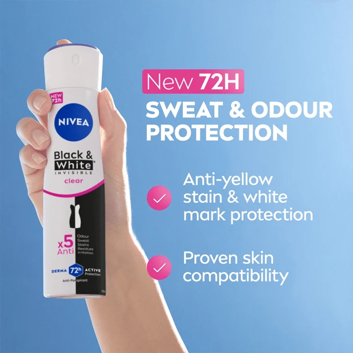 Nivea Black & White Original Spray 150 ml Nivea