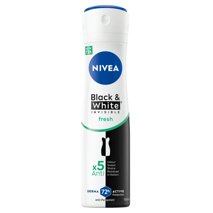 Nivea Black & White Fresh Spray 150 ml Nivea