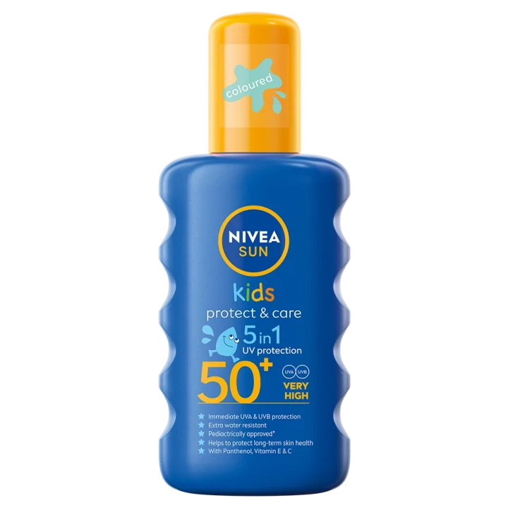 Nivea Sun Protect & Care Kids Sun Spray SPF 50+, 200 ml Nivea