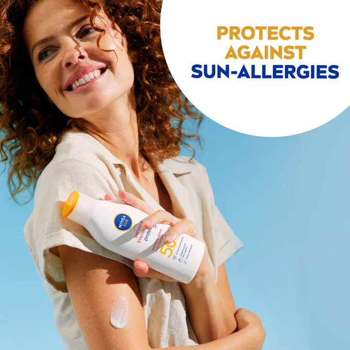 Nivea Sun Sensitive Immediate Protect Sun Lotion SPF 50+, 200 ml Nivea