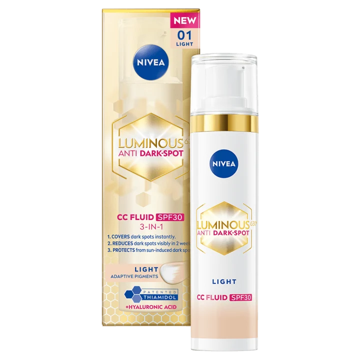 Nivea Luminous 630 Anti Dark-Spot CC Fluid 3-in-1 40 ml 01 Light Nivea