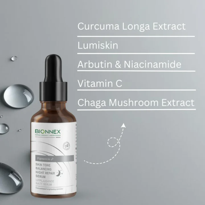 BIONNEX Pigmentia Skin Tone Balancing Night Repair Serum 30ml BIONNEX