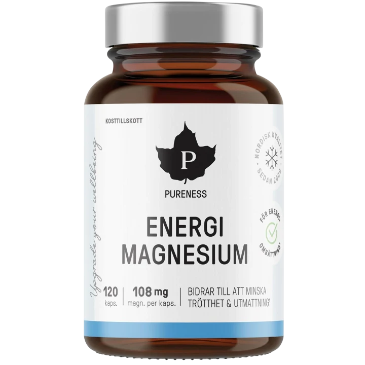 Pureness Energimagnesium 120 kapslar Pureness