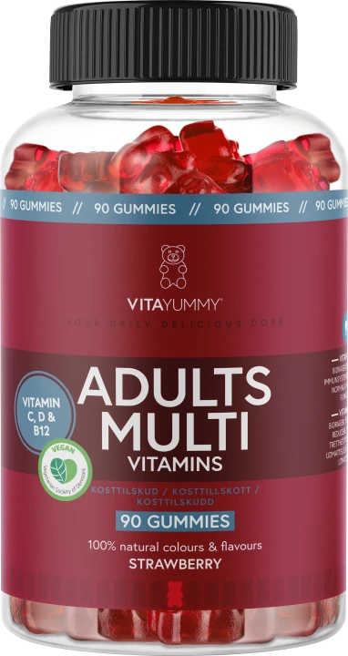 VitaYummy Adults Multivitamin Strawberry 90 st VitaYummy