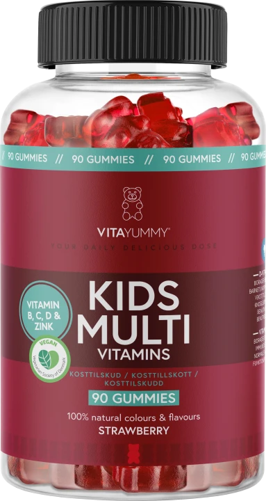 VitaYummy Kids Multivitamin Strawberry 90 st VitaYummy
