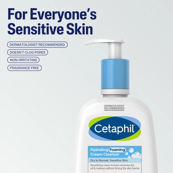 Cetaphil Hydrating Foaming Cream Cleanser 236 ml Cetaphil