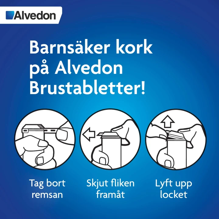 Alvedon brustablett 500 mg 20 st Alvedon