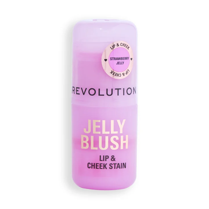 Revolution Beauty London Jelly Blush Stick Lip and Cheek Stain 5,5 g 01 Strawberry Pink Revolution Beauty London