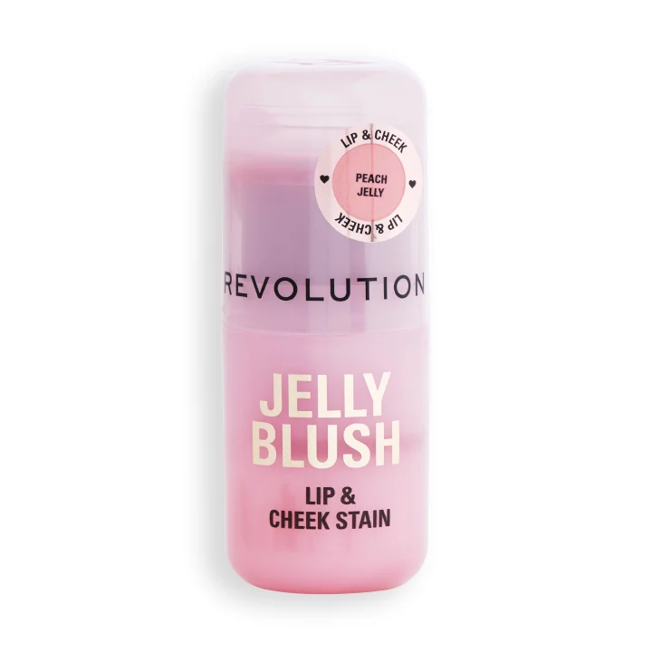 Revolution Jelly Blush Stick Lip and Cheek Stain 5,5 g 02 Peach Orange Revolution