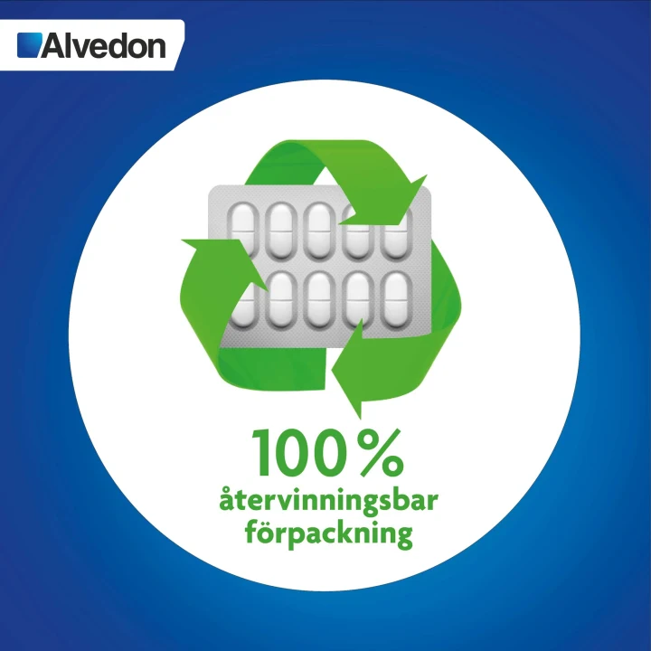 Alvedon filmdragerad tablett 500mg, 10tabletter Alvedon