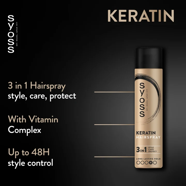Syoss Keratin Hårspray 400 ml Syoss