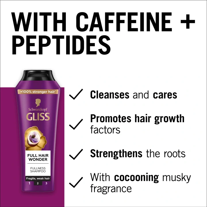Schwarzkopf Gliss Full Hair Wonder Shampoo 250 ml Schwarzkopf