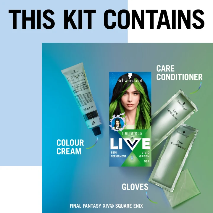 Schwarzkopf LIVE Ultra Brights 024 Vivid Green Schwarzkopf