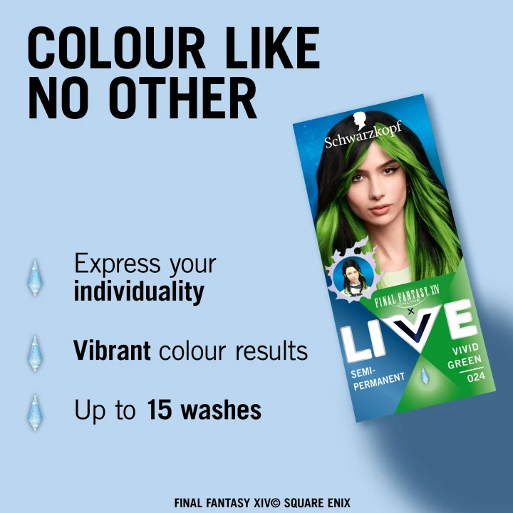 Schwarzkopf LIVE Ultra Brights 024 Vivid Green Schwarzkopf