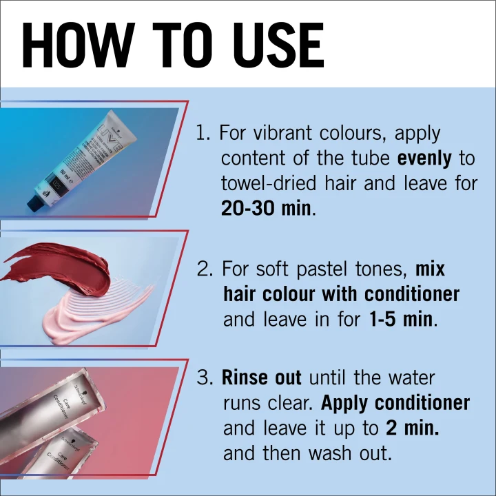 Schwarzkopf LIVE Ultra Brights 026 Dark Red Schwarzkopf