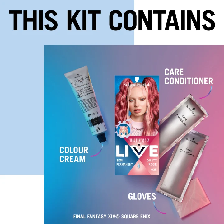 Schwarzkopf LIVE Ultra Brights 025 Dusty Rose Schwarzkopf