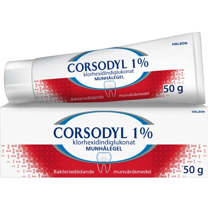 Corsodyl munhålegel 1 % 50 g Corsodyl
