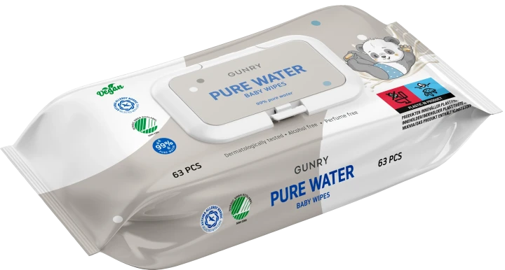Gunry Baby Water Wipes 63 st Gunry
