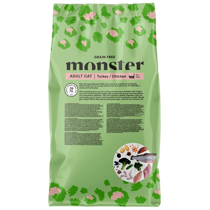 Monster Cat Grain Free Adult Turkey/Chicken  6 kg Monster