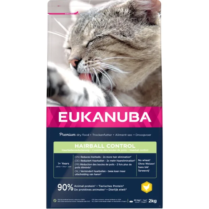 Eukanuba Cat Hairball Control 2 kg eukanuba