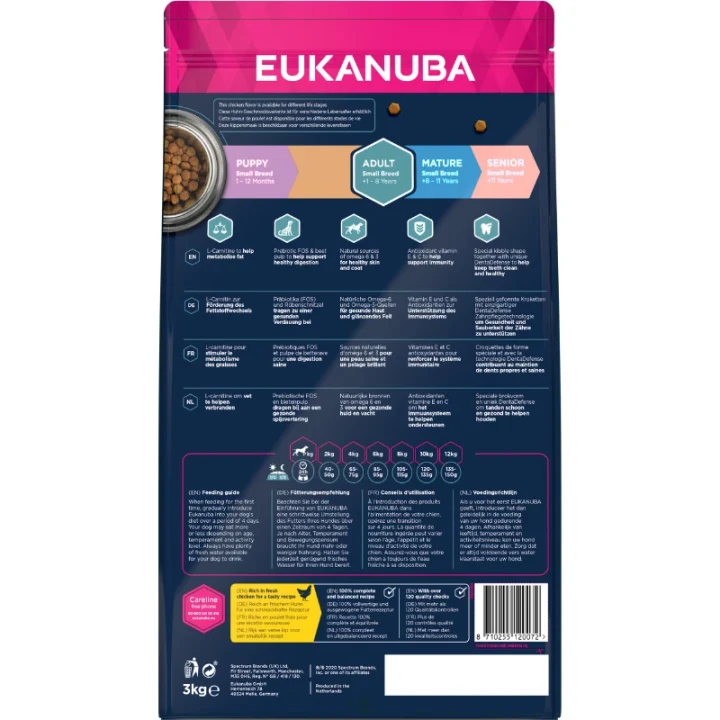 Eukanuba Dog Adult Small Fresh Chicken 3 kg eukanuba