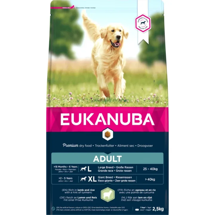 Eukanuba Dog Adult Large Lamb & Rice 2,5 kg eukanuba