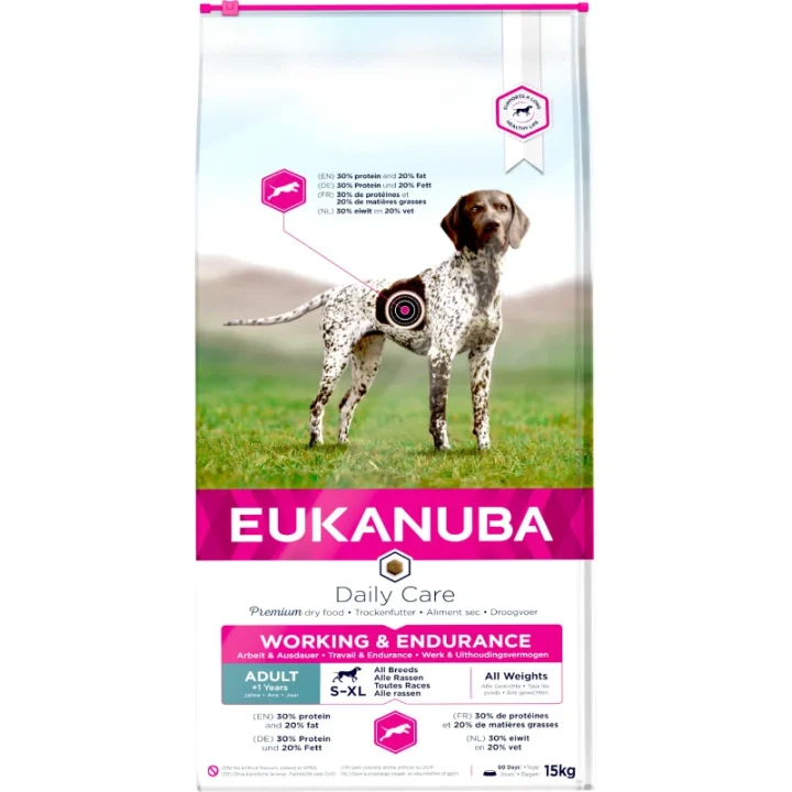 Eukanuba Dog Daily Care Working & Endurance 15 kg eukanuba
