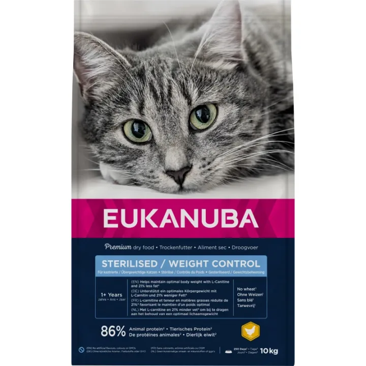 Eukanuba Cat Sterilised/Weight Control 10 kg eukanuba