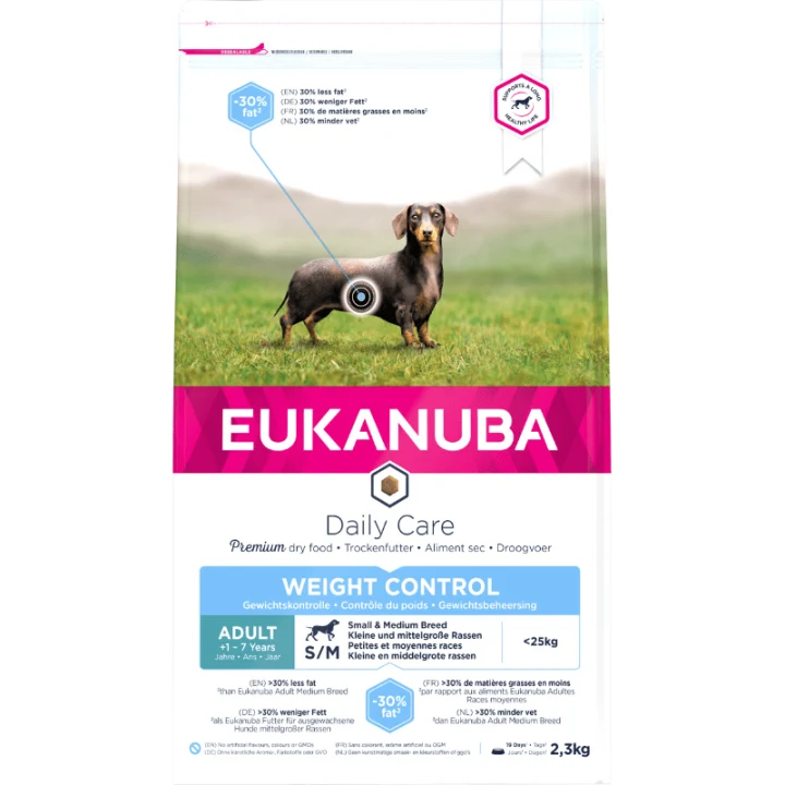 Eukanuba Dog Daily Care Small/Medium Weight Control 2,3 kg eukanuba