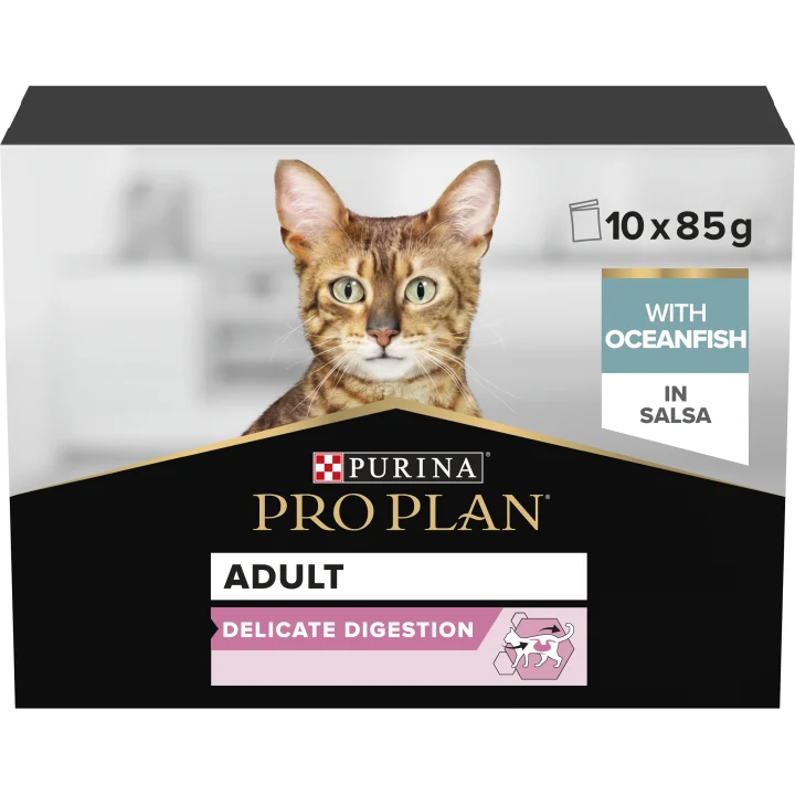 PURINA PRO PLAN Delicate Digestion Cat Ocean Fish Våtfoder Katt 10x85g Purina Pro Plan