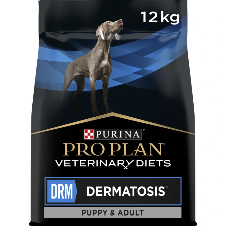 PURINA PRO PLAN Veterinary Diets DRM Dermatosis Torrfoder Hund 12kg Purina Pro Plan