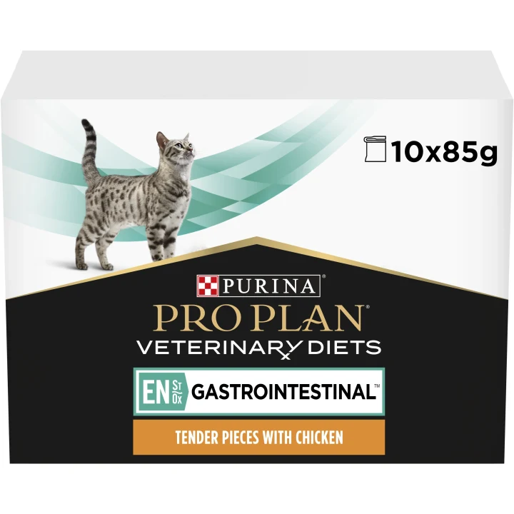PURINA PRO PLAN Veterinary Diets EN Gastrointestinal Våtfoder Katt Chicken 10x85g Purina Pro Plan