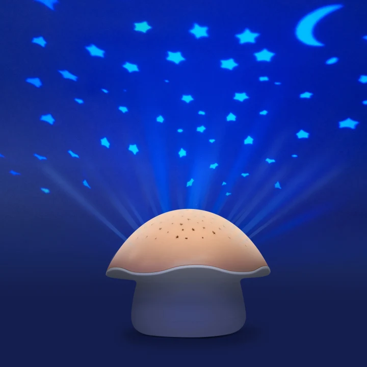 Pabobo Stjärnprojektor Svamp Orange Pabobo