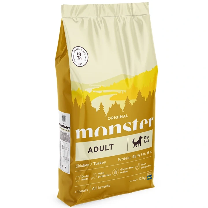 Monster Dog Original Adult Chicken/Turkey 12 kg Monster
