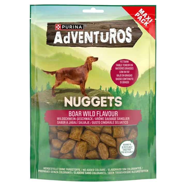 PURINA Adventuros Nuggets Hundgodis Boar 300g Purina