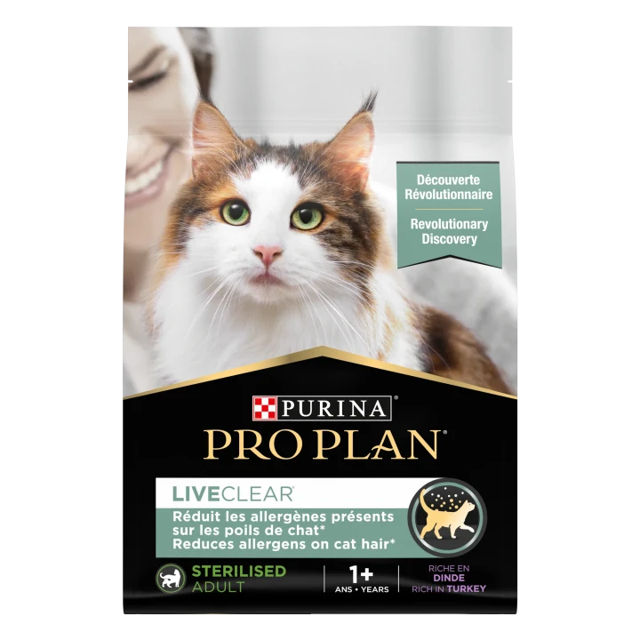 PURINA PRO PLAN Liveclear Sterilised Turkey Torrfoder Katt 2,8kg Purina Pro Plan